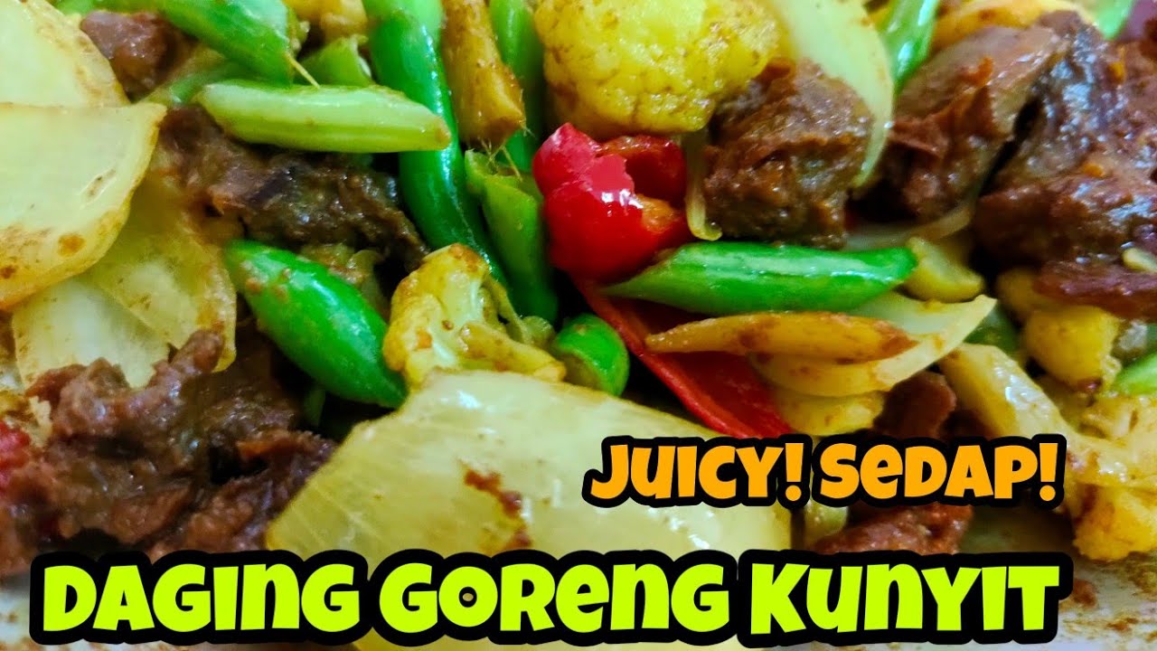 Resepi Daging Goreng Kunyit Paling Sedap Dalam Dunia ! || Sesedap Resepi || #1