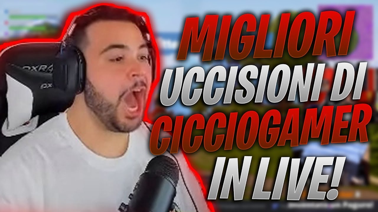 🔥 MIGLIORI UCCISIONI DI CICCIOGAMER89 SU FORTNITE! 🔥