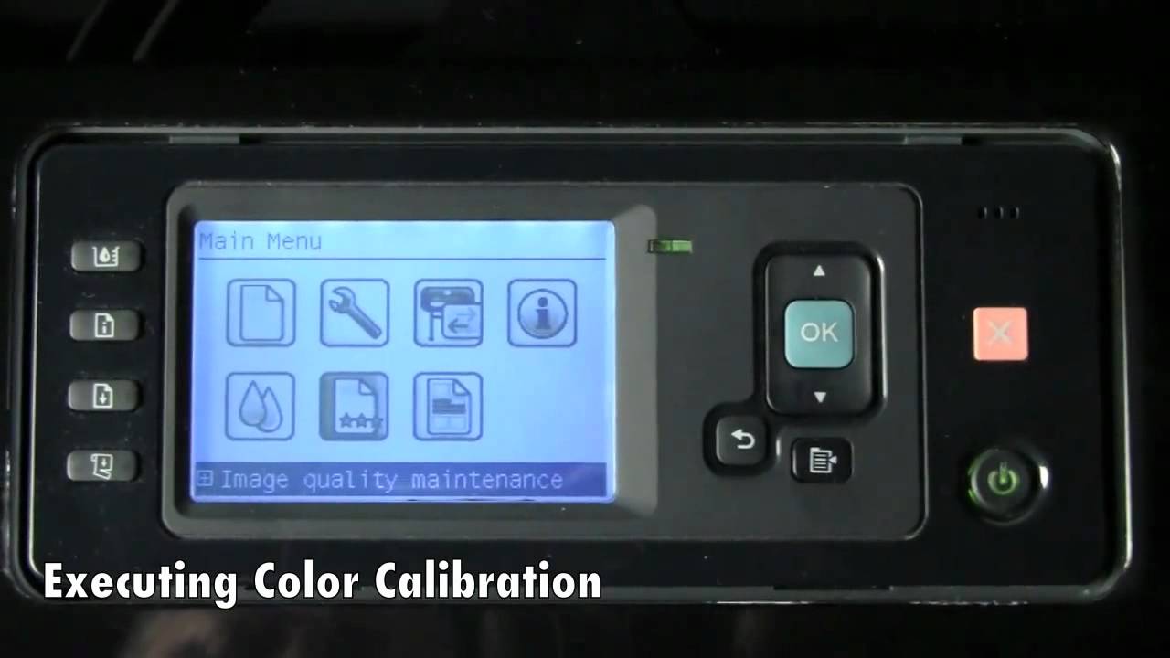 HP Designjet Z2100 Printer - Print Head Alignment and Colour Calibration