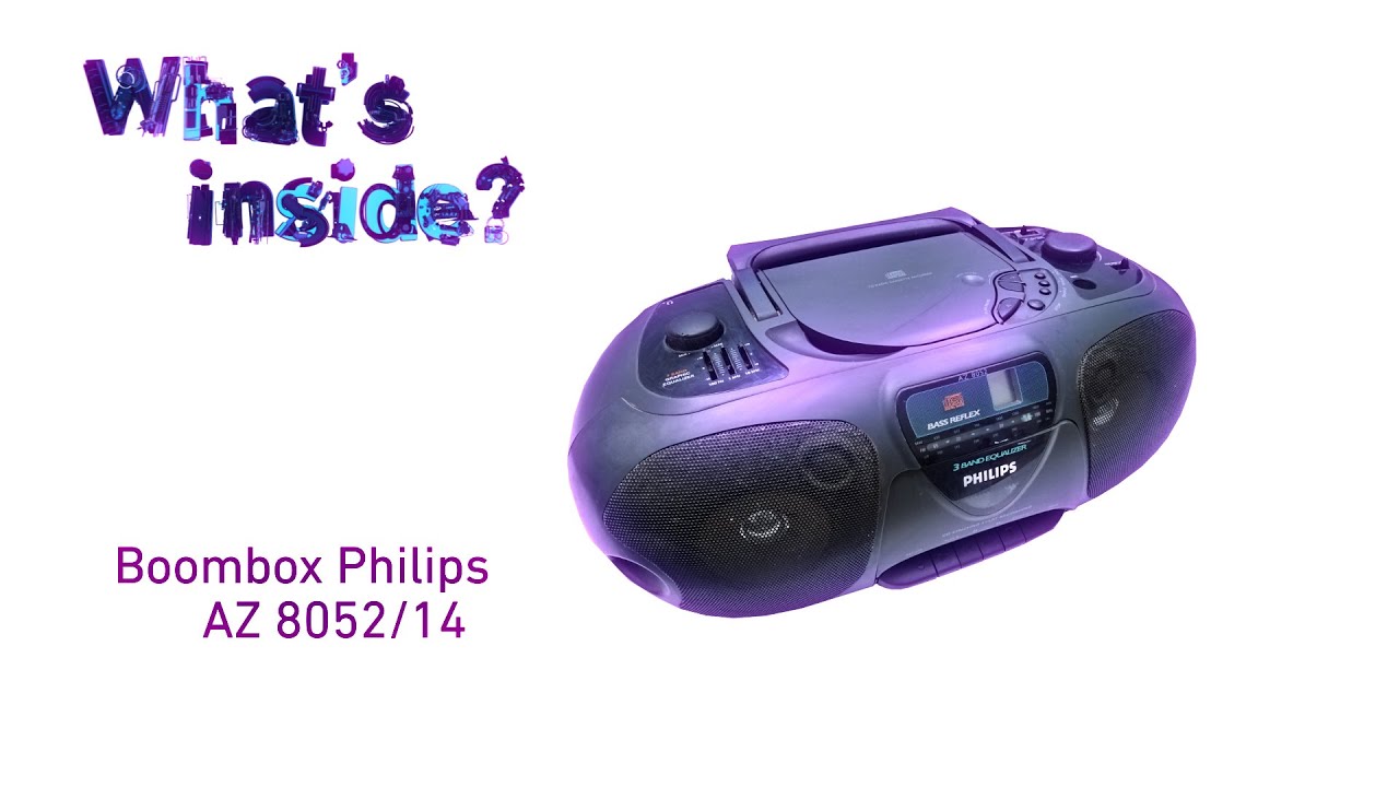 Boombox Philips AZ 8052/14 - What's inside?