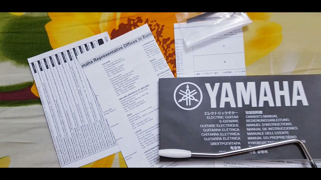 UNBOXING YAMAHA PACIFICA 012- DARK BLUE METALLIC