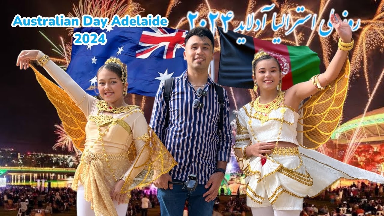 Australia Day Adelaide 2024 روز ملی استرالیا شهر زیبای آدلاید#afghanistan #australia #hazara #هزارگی