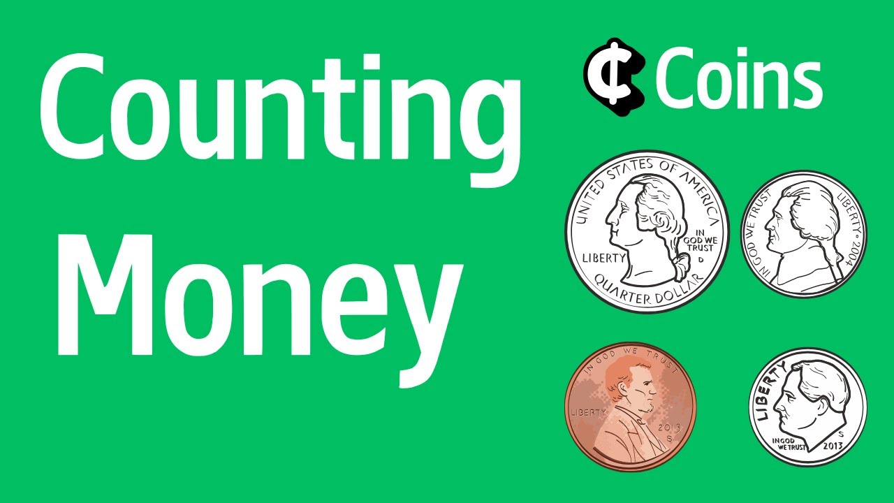 How to Count Coins - Penny-Nickel-Dime-Quarter - Money Math