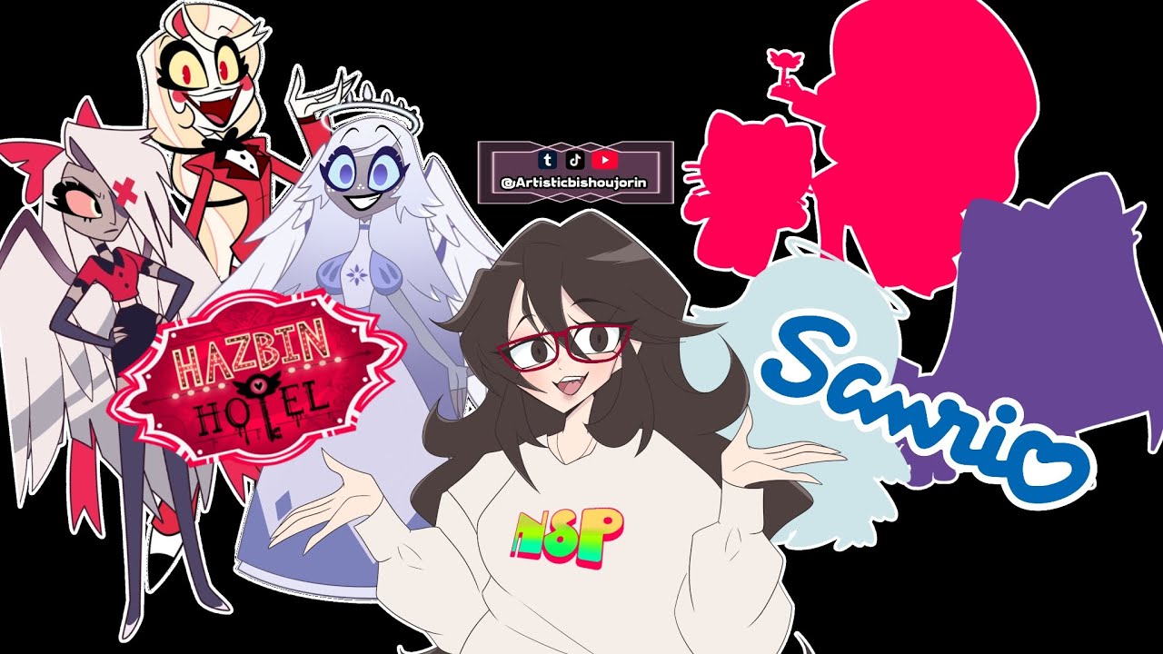 Creating a dream collaboration | Hazbin Hotel x Sanrio| speeddraw 