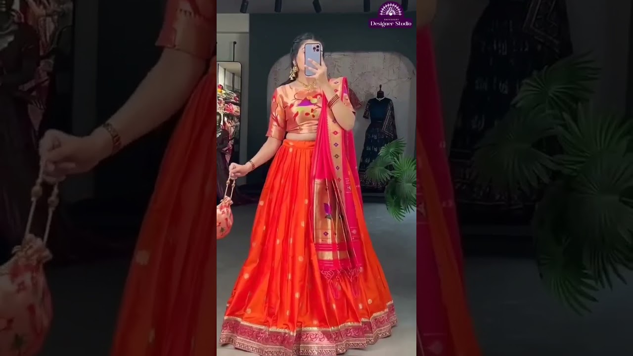 Shivshahi new trending paithani lehenga choli collection l yeola pattern l 
