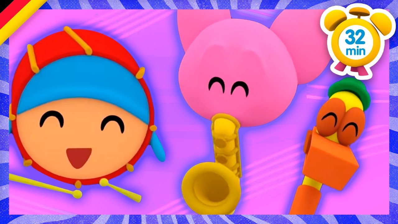🎶 POCOYO DEUTSCH - Lerne die Instrumente [ 32 minuten ] | CARTOONS und SERIEN für KINDER