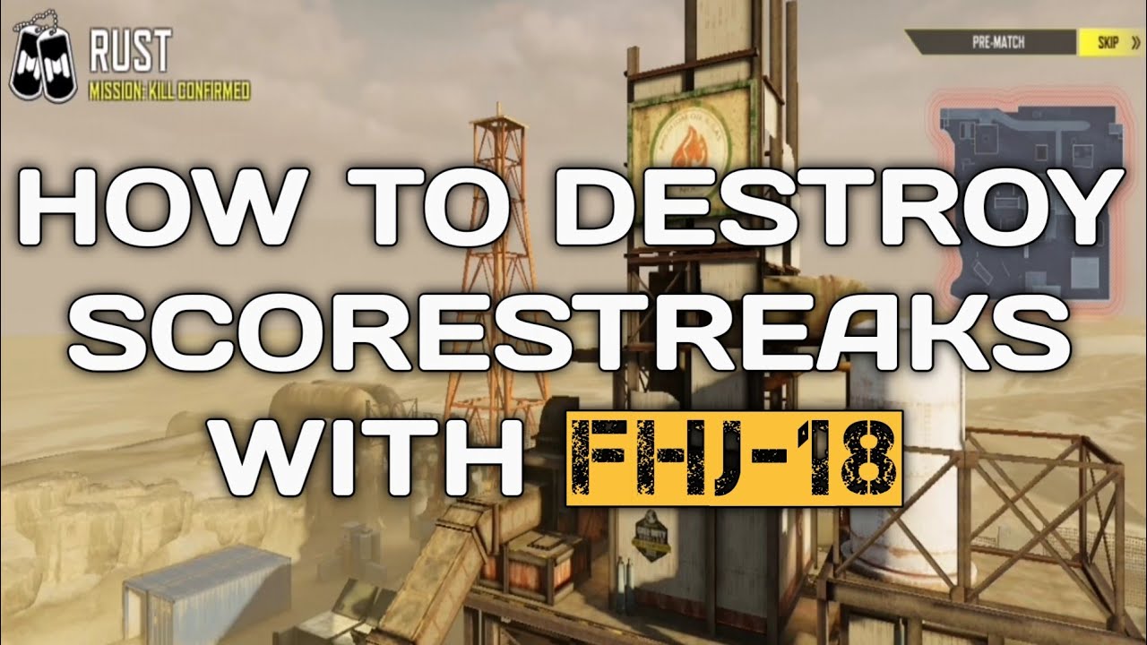 HOW TO DESTROY ENEMY SCORESTREAKS WITH FHJ-18