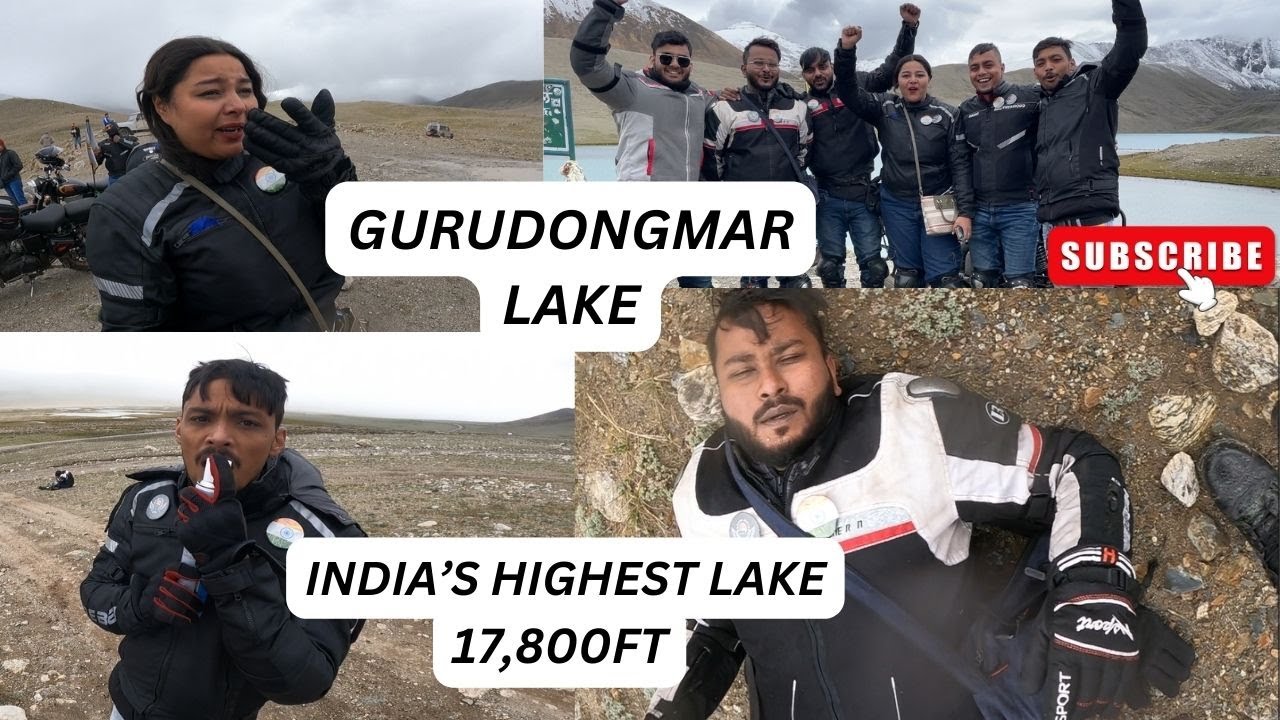 Gurudongmar lake bike ride | India's Highest lake | 17,800ft | Kolkata to north sikkim bike ride