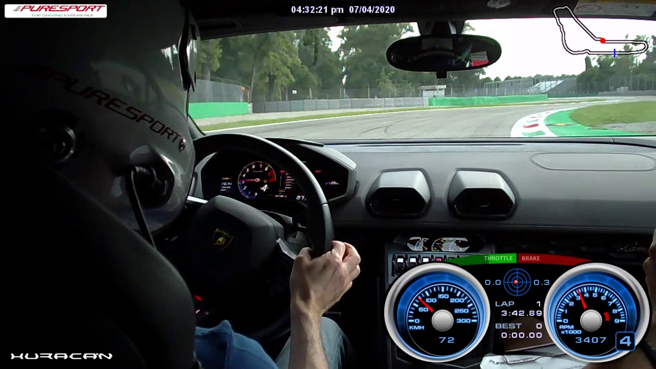 Puresport - 2 giri con Lamborghini Huracan a Monza