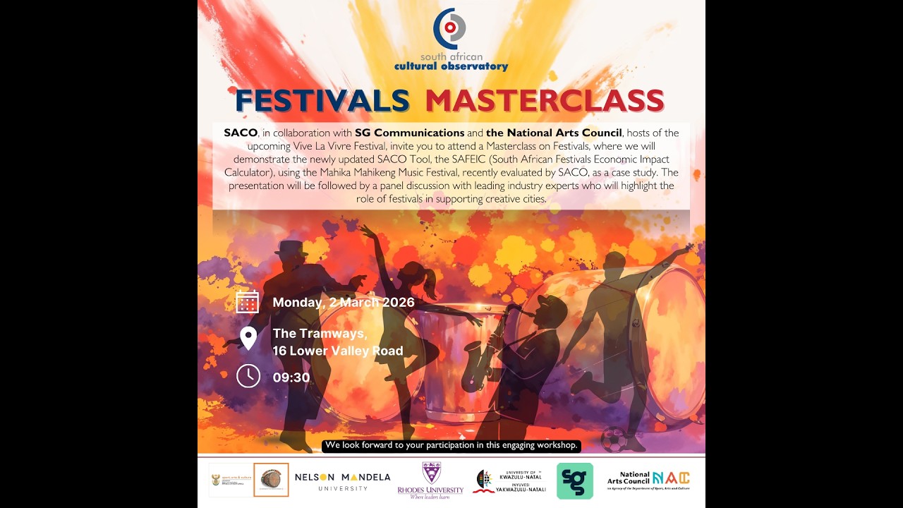 Festivals Masterclass: 02 March 2026