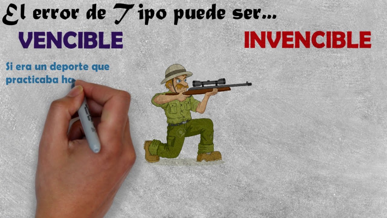 ERROR DE TIPO Y ERROR DE PROHIBICIÓN (Derecho PLAY)