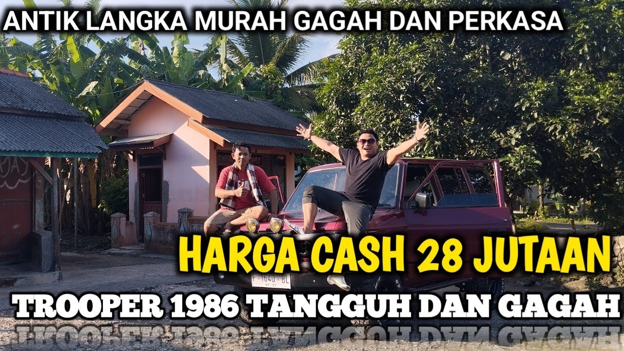 Sadis jual mobil langka dan keren murah Chevrolet Trooper diesel tahun 1986 @REZQATV