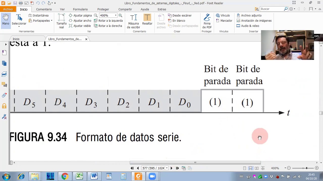 Técnicas Digitales 75  - Contador Johnson y en anillo - Conversión Serie a Paralelo - UART - Teclado