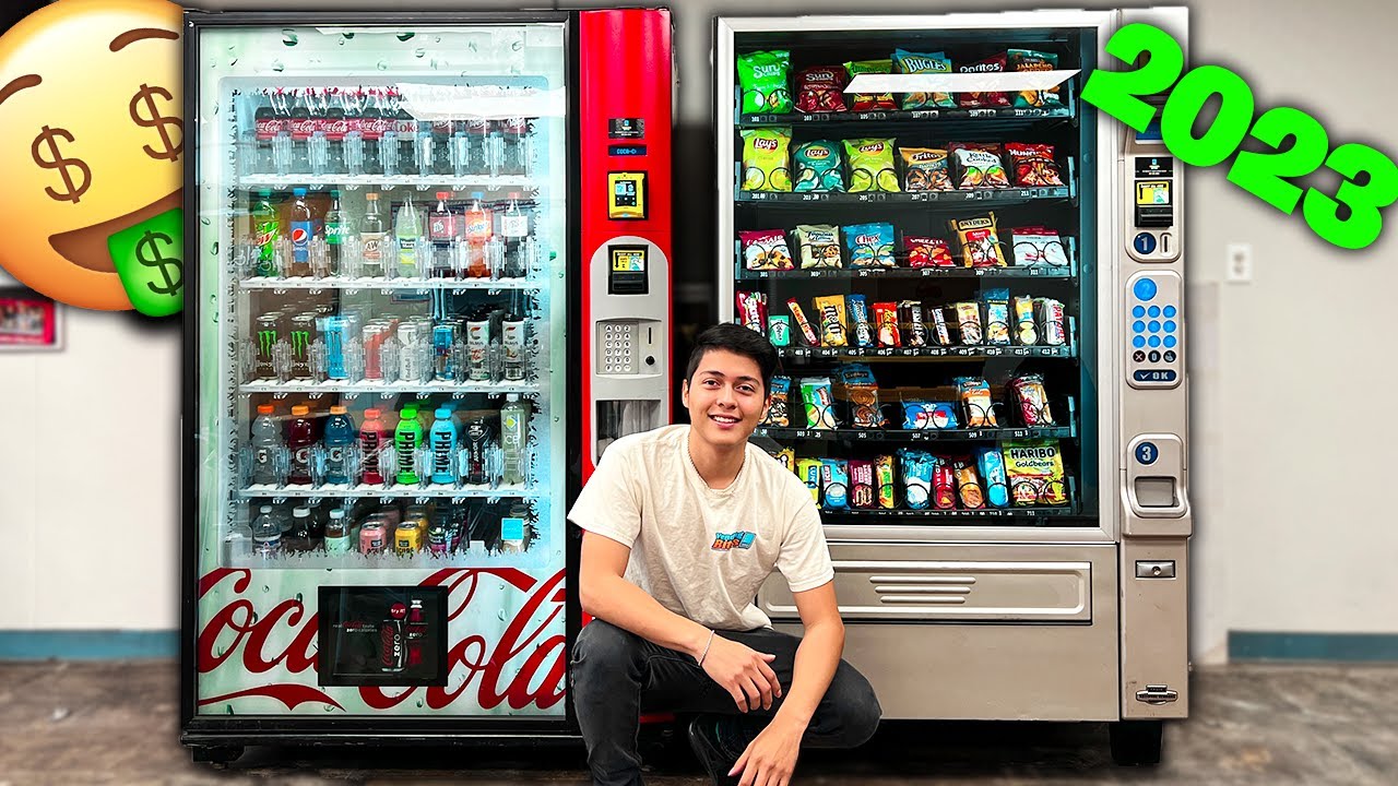 This Is HOW MUCH 4 Vending Machines Made IN A MONTH!
