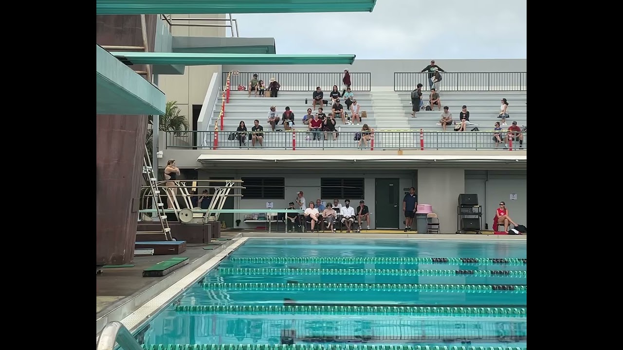 HI state Girls Diving Championships 2/14/25 semifinals