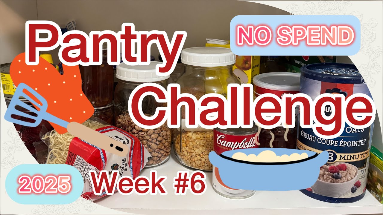 NO SPEND Pantry Challenge 2025 Week #6 - Eggs and Pineapple 🥚🍍