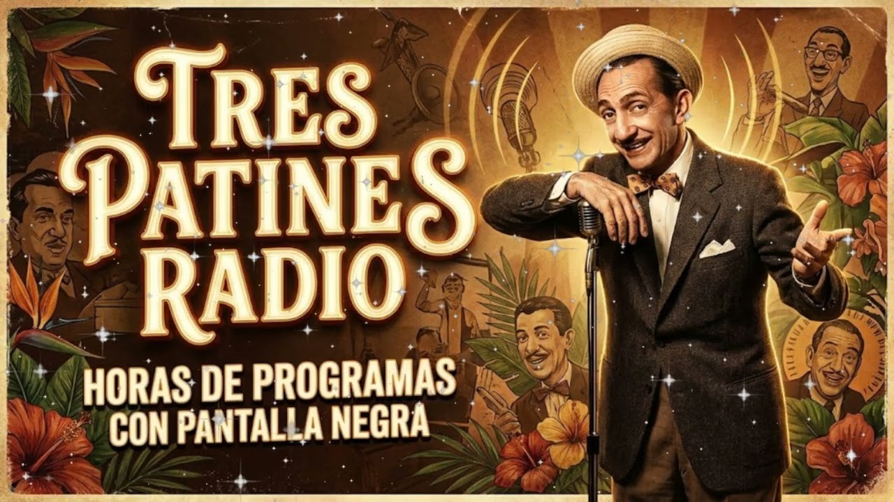 🤣 PANTALLA NEGRA PARA DORMIR | 4 Horas de Tres Patines y La Tremenda Corte (Sin Anuncios Molestos)