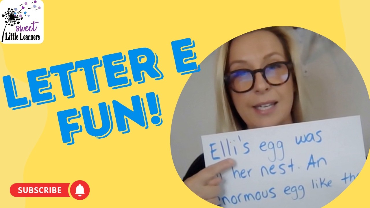 Letter E Phonics Lesson for Kindergarten | Word Families & Activities