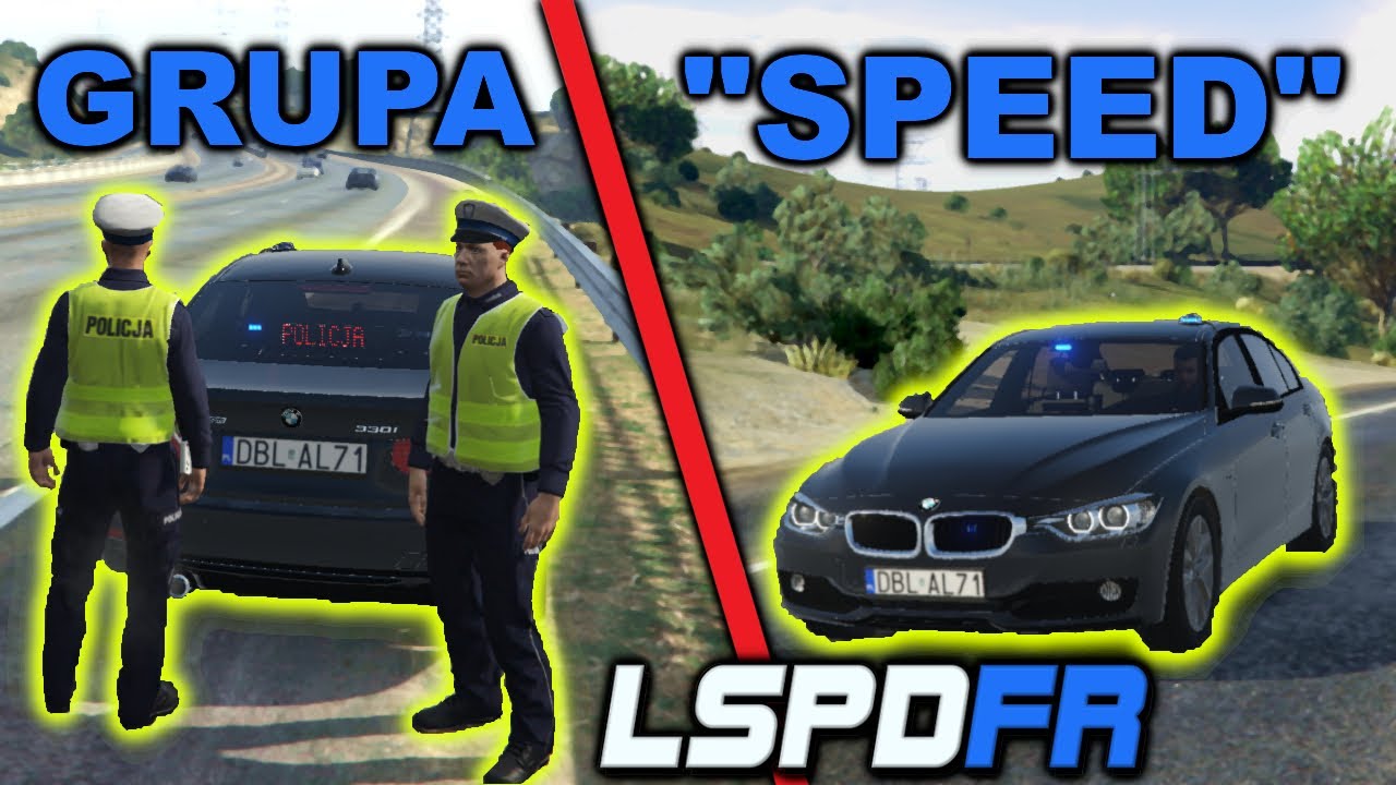 Polska Policja - Nieoznakowana GRUPA SPEED drog&oacute;wka🚓 LSPDFR #34 🚓 GTA V