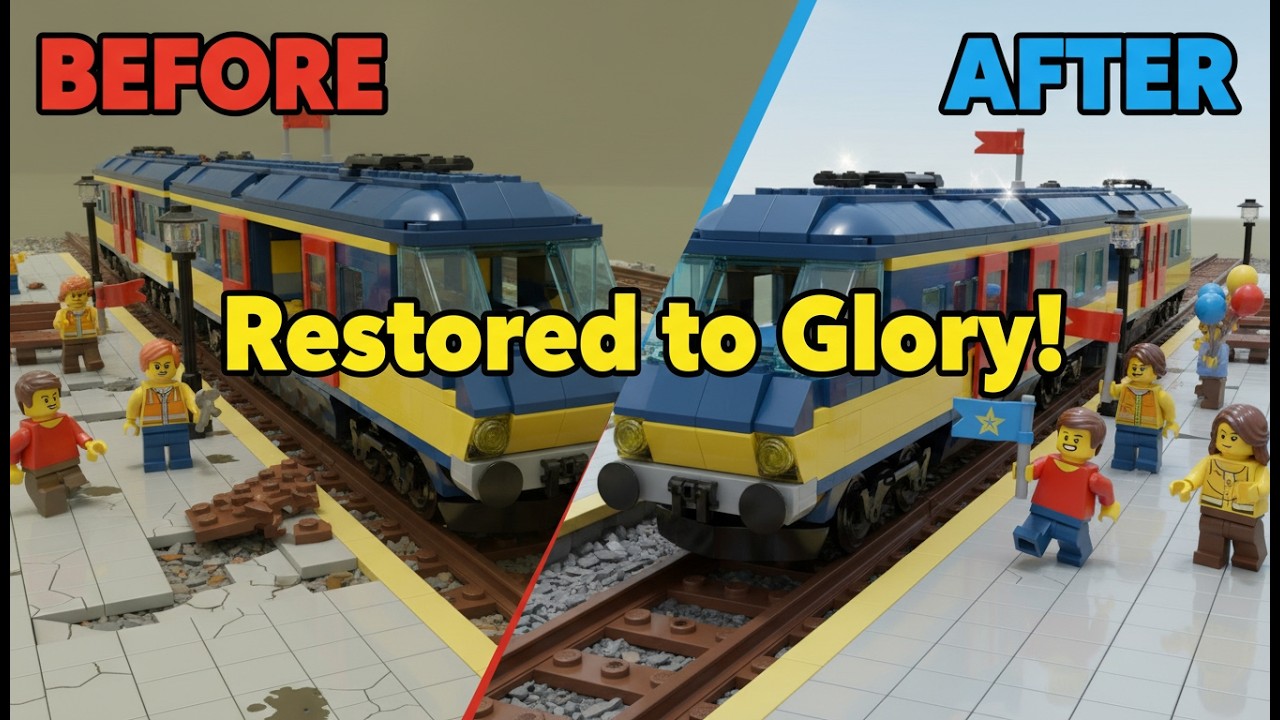 This LEGO Train Was RUINED… Then This Happened!