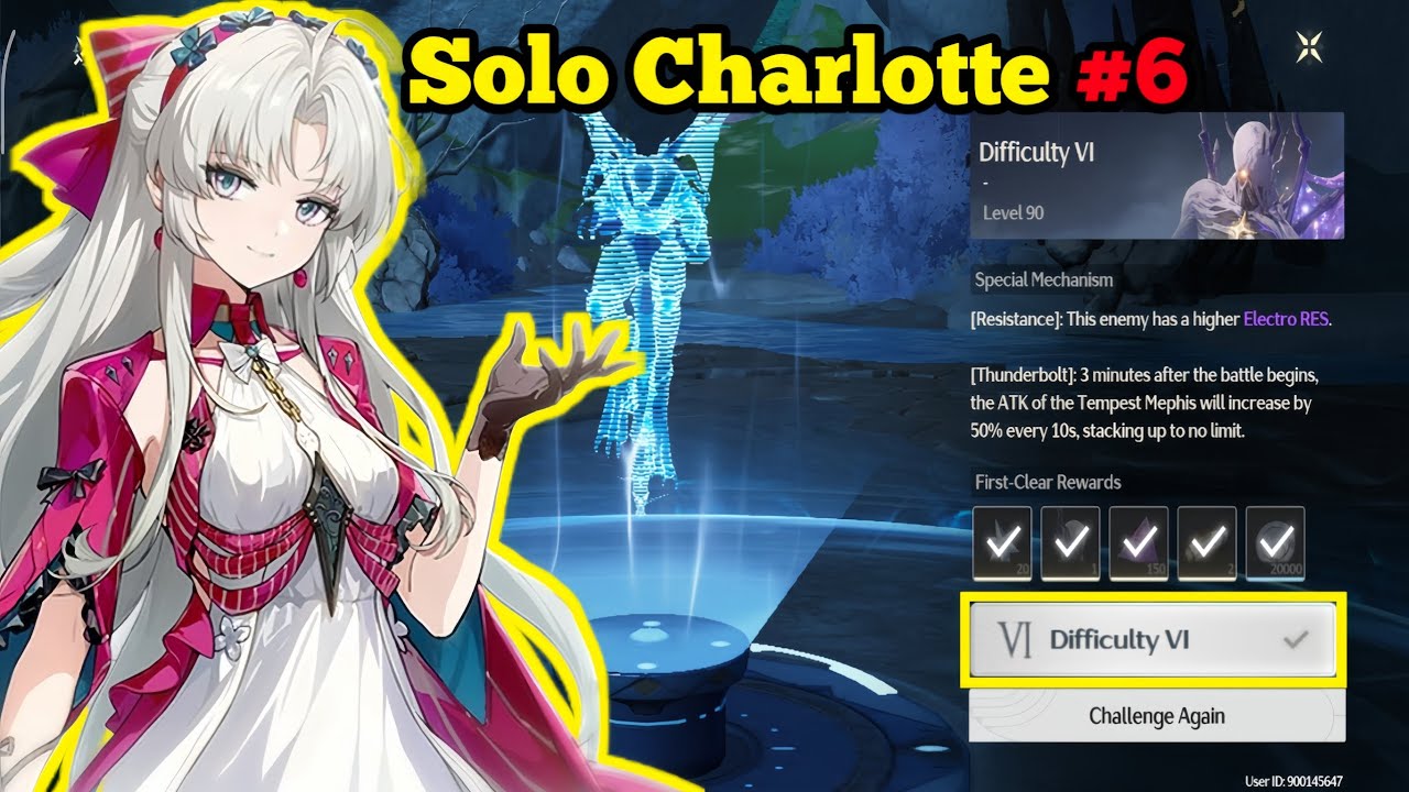 Uji Skill! Charlotte Solo Hancurkan Tempest Mephis Hologram #6