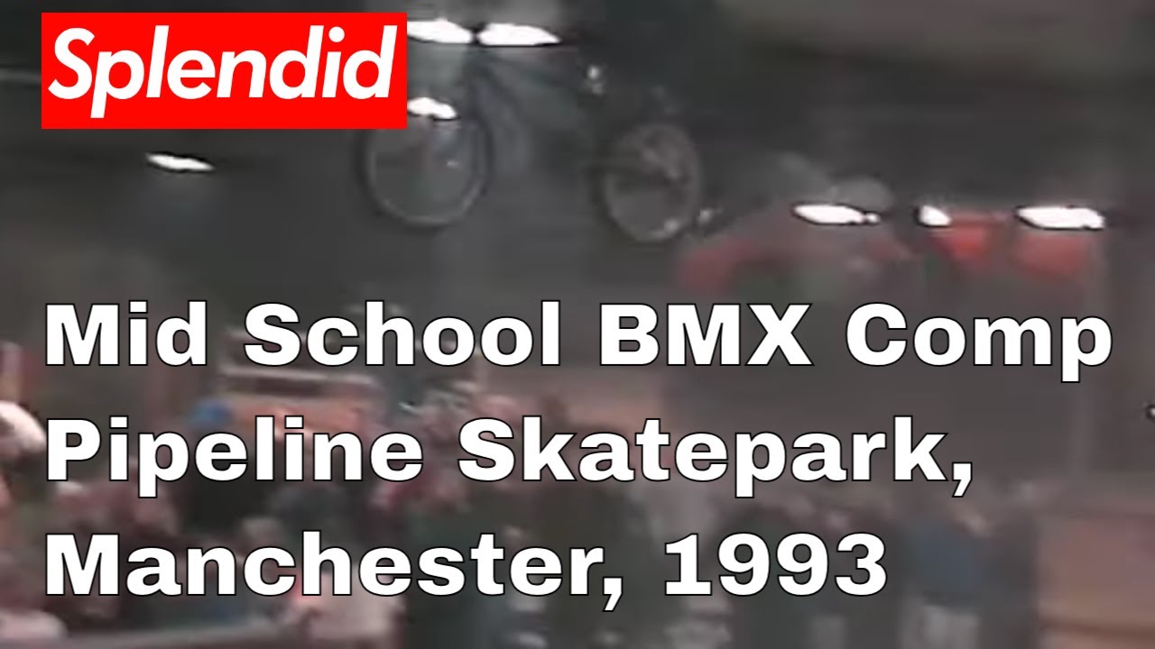 1998 Mid-School Bmx History At Pipeline Skatepark In Manchester UK