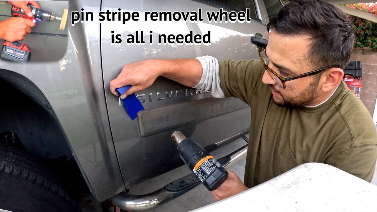 Removing side moldings from a 2008 Silverado *** it made it look newer***