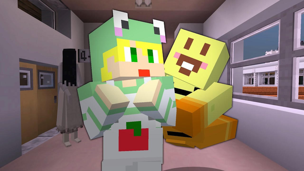 【マイクラ】学校の七不思議を解明しようとしたら...後ろ!!【AMPTAKxCOLORS】【アンプタック】