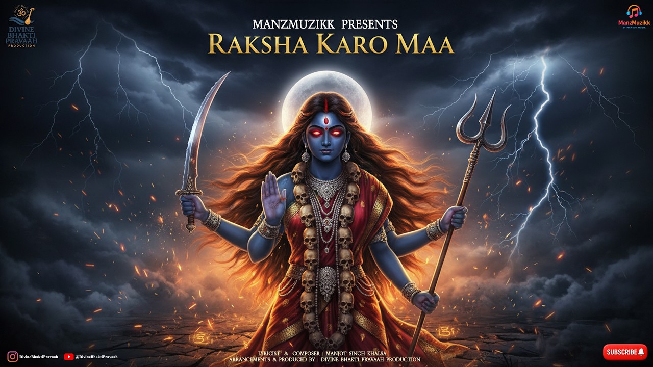 Raksha Karo Maa 🙏 | Heart Touching Kali Maa Bhajan | Protection Mantra Song | Divine Bhakti Pravaah