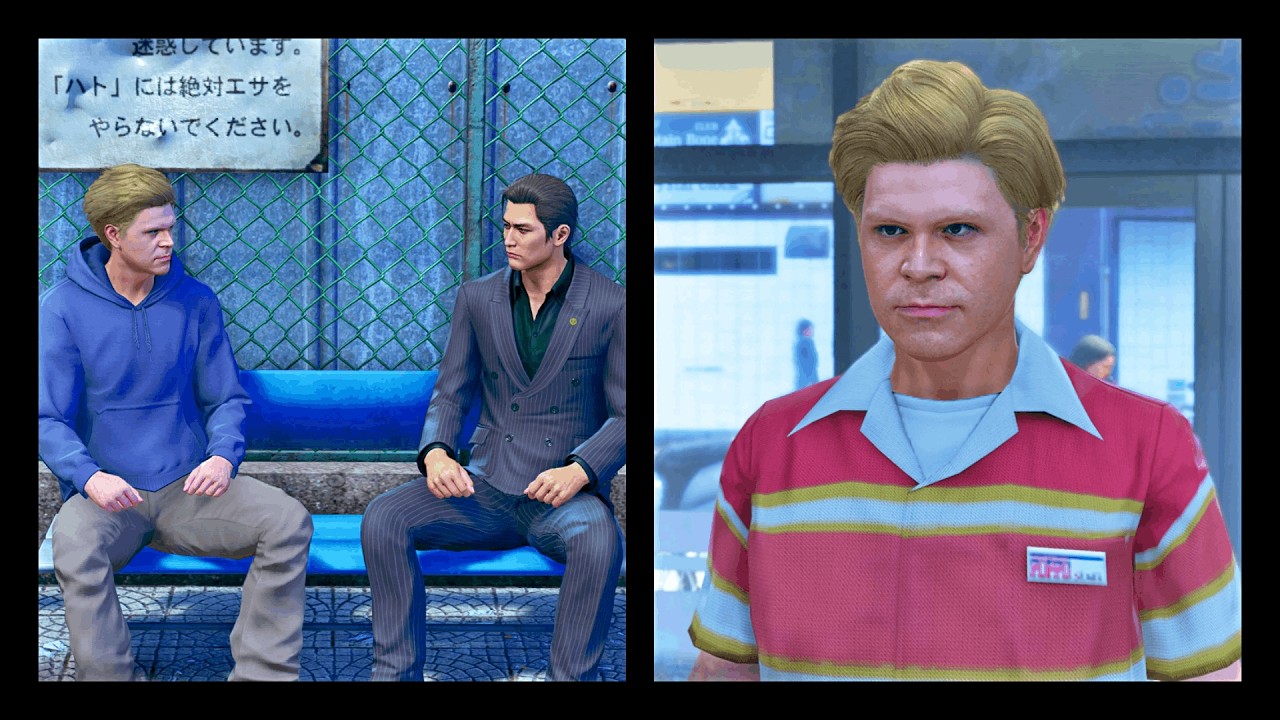 Yakuza Kiwami 3 & Dark Ties (PC) - Mine Yoshitaka Helps A Foreigner (Employment Assistance Scam)