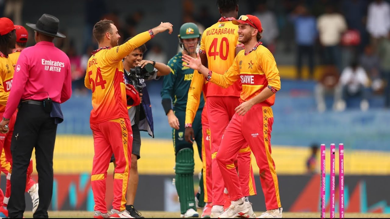 Zimbabwe Stuns Australia by 23 Runs 😱 | AUS vs ZIM Highlights