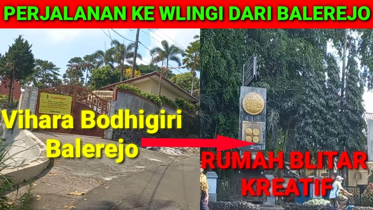 Perjalanan Vihara Balerejo ke Rumah Blitar Kreatif Wlingi Kabupaten