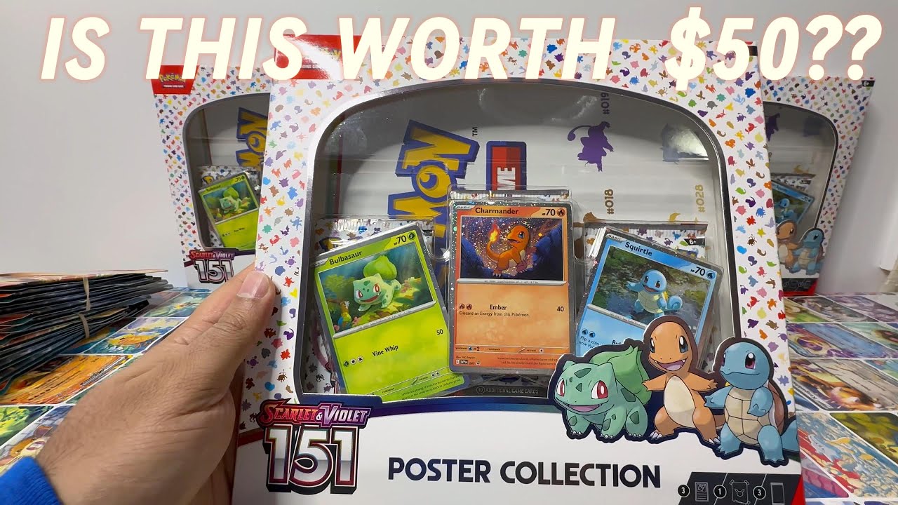 Opening the Pok&eacute;mon Scarlet & Violet 151 Poster Collection! BIG HITS?! 🔥 #pokemon  Giveaway Alert 🔥🔥
