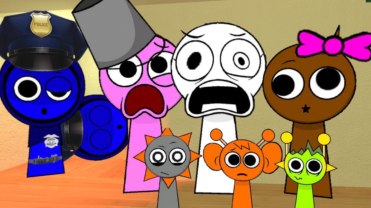 Sprunki Family lost their Attributes and I Pay Jevin Police to find all of them!