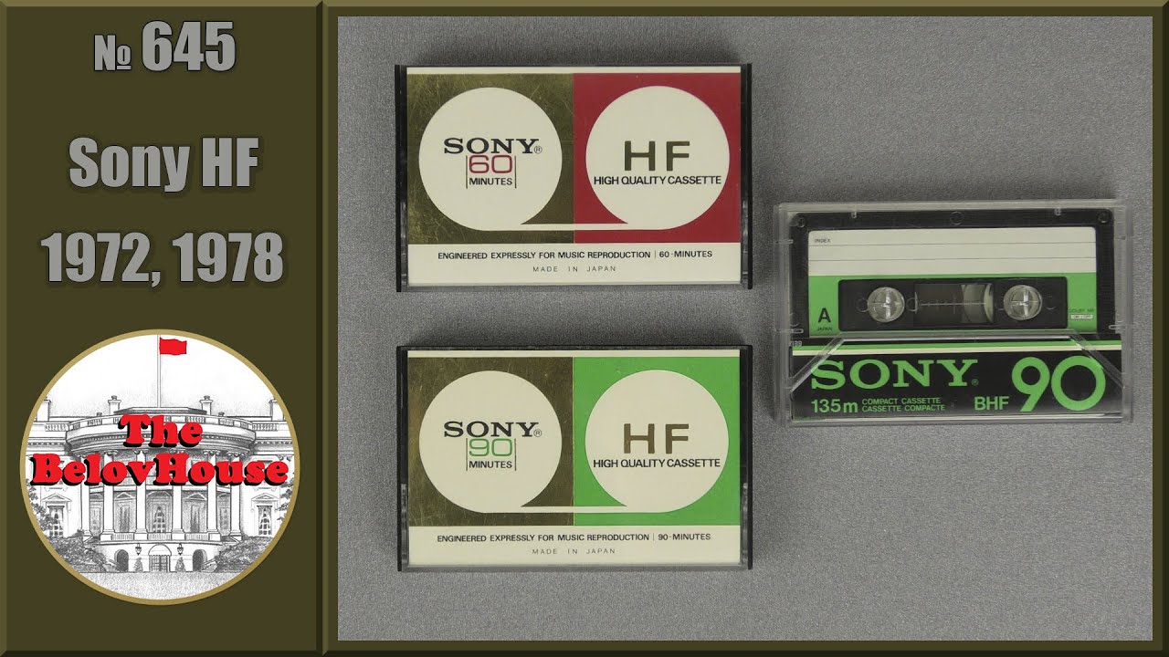 Компакт-кассеты Sony HF конца 1970-х спустя 45 лет (сокращенная Youtube-версия)