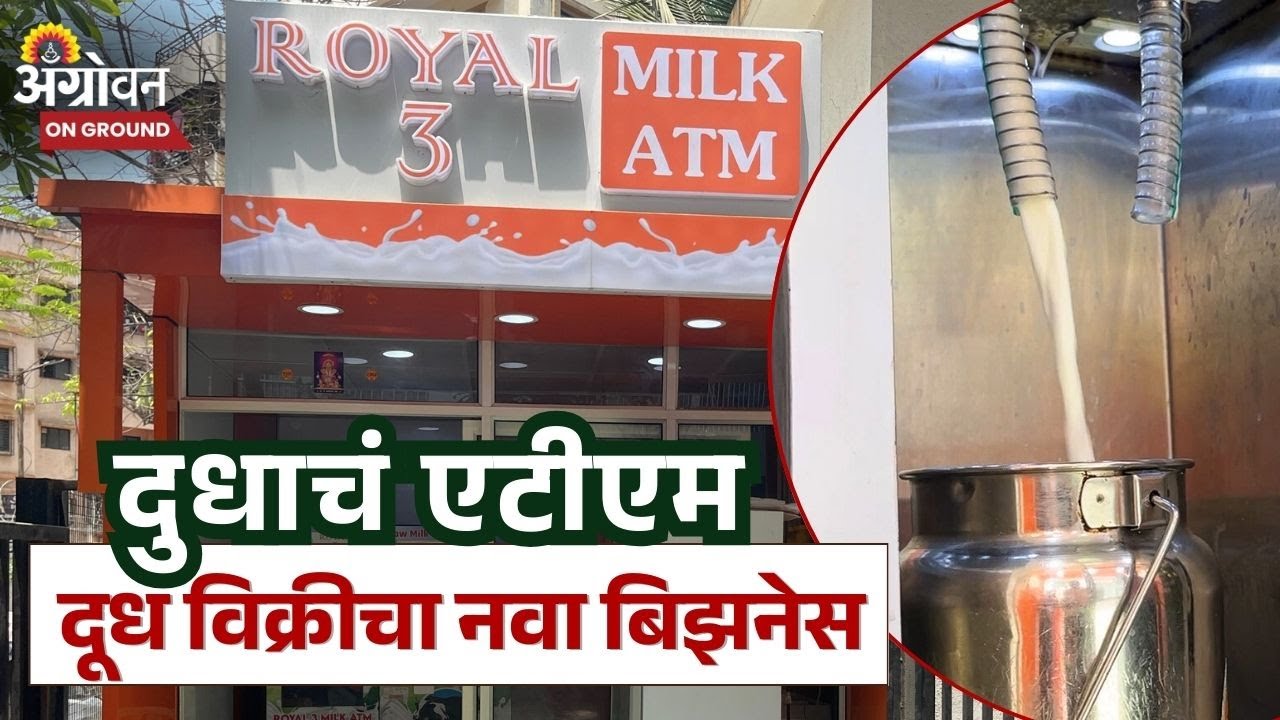 Milk ATM : मिल्क एटीएम ने दूध विक्री झाली सोपी  | Agrowon | ॲग्रोवन