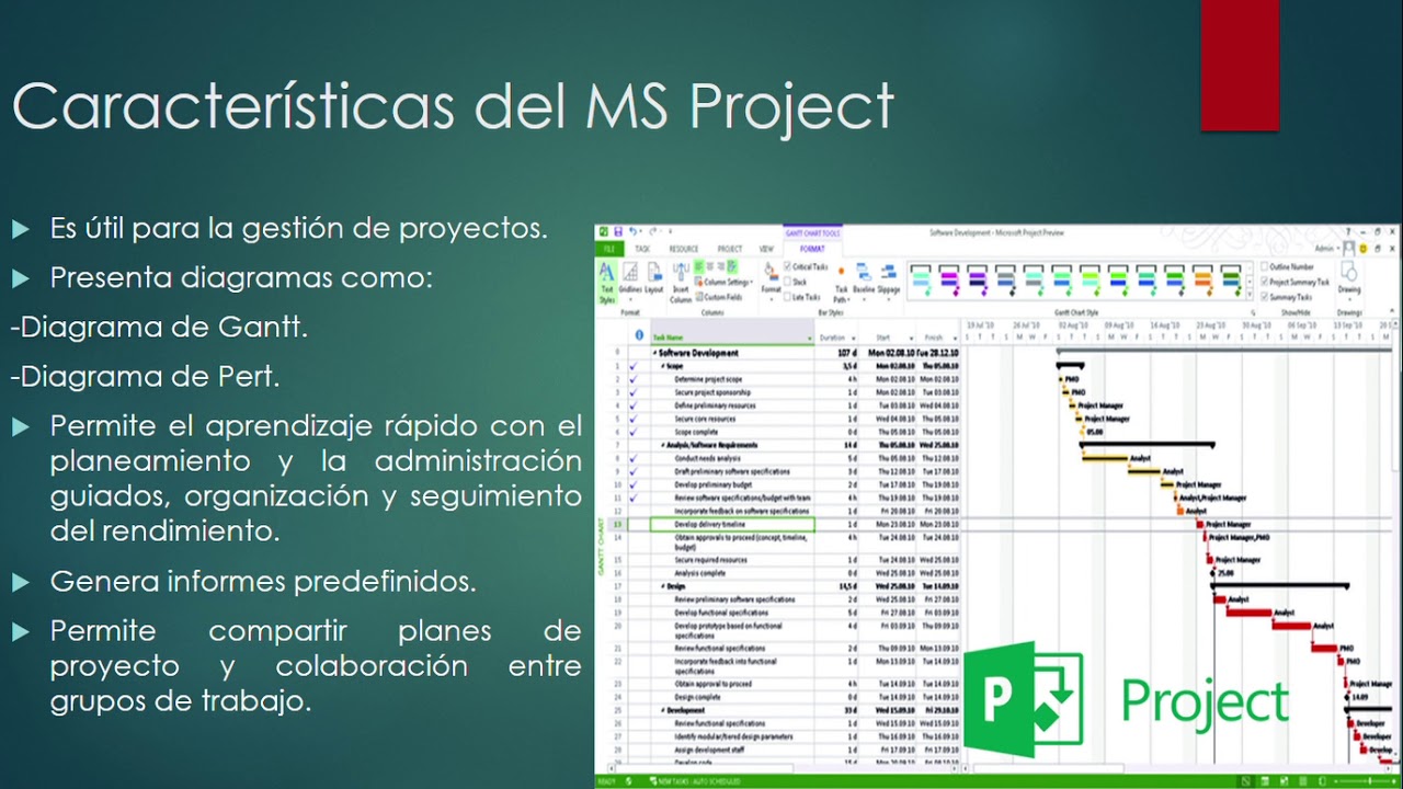 Software de administraci&oacute;n de proyectos