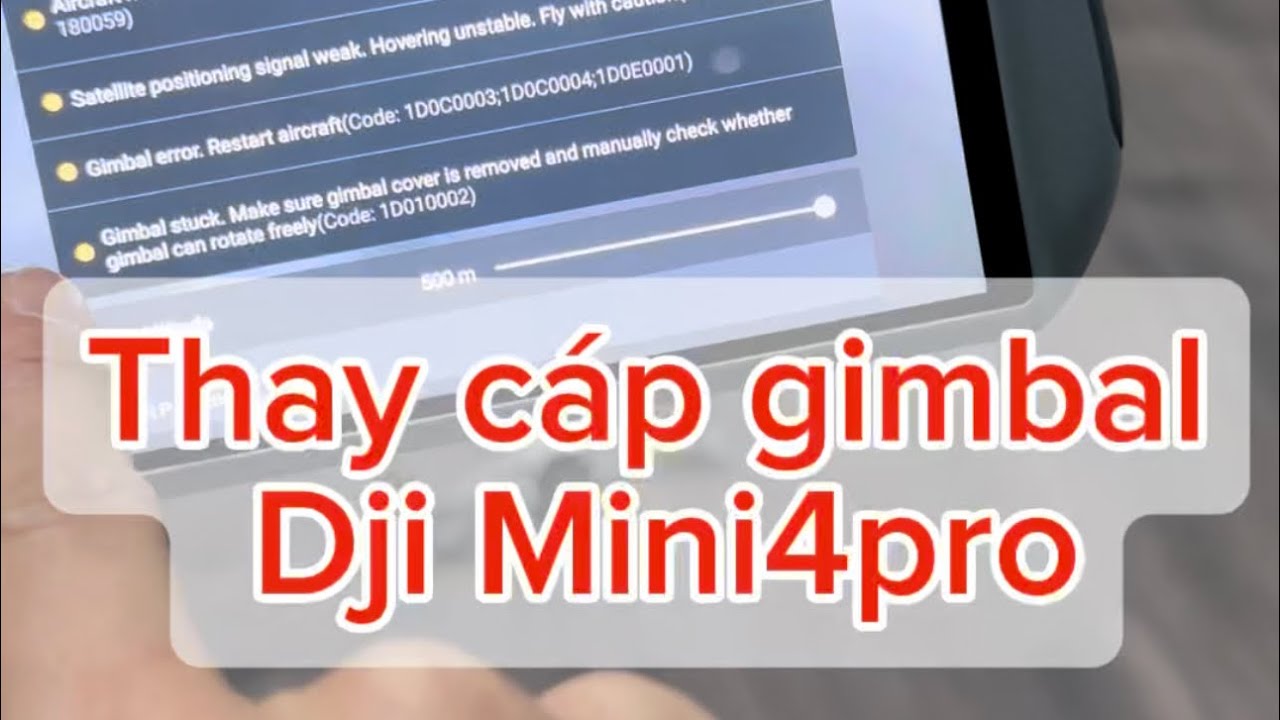 Thay cáp gimbal cho Dji Mini 4pro