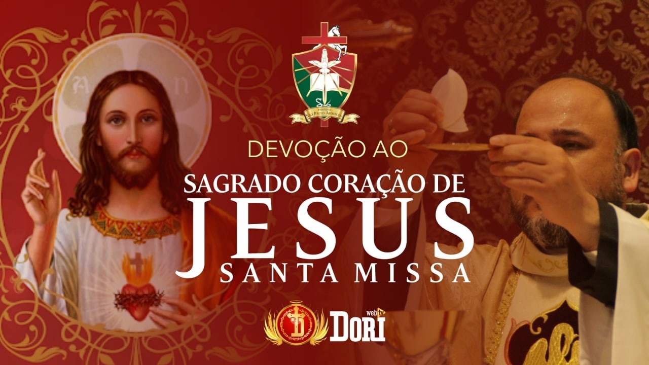 Santa Missa | Devoção ao Sagrado Coração de Jesus | Sexta-feira | 06/03/2026 - 19h30