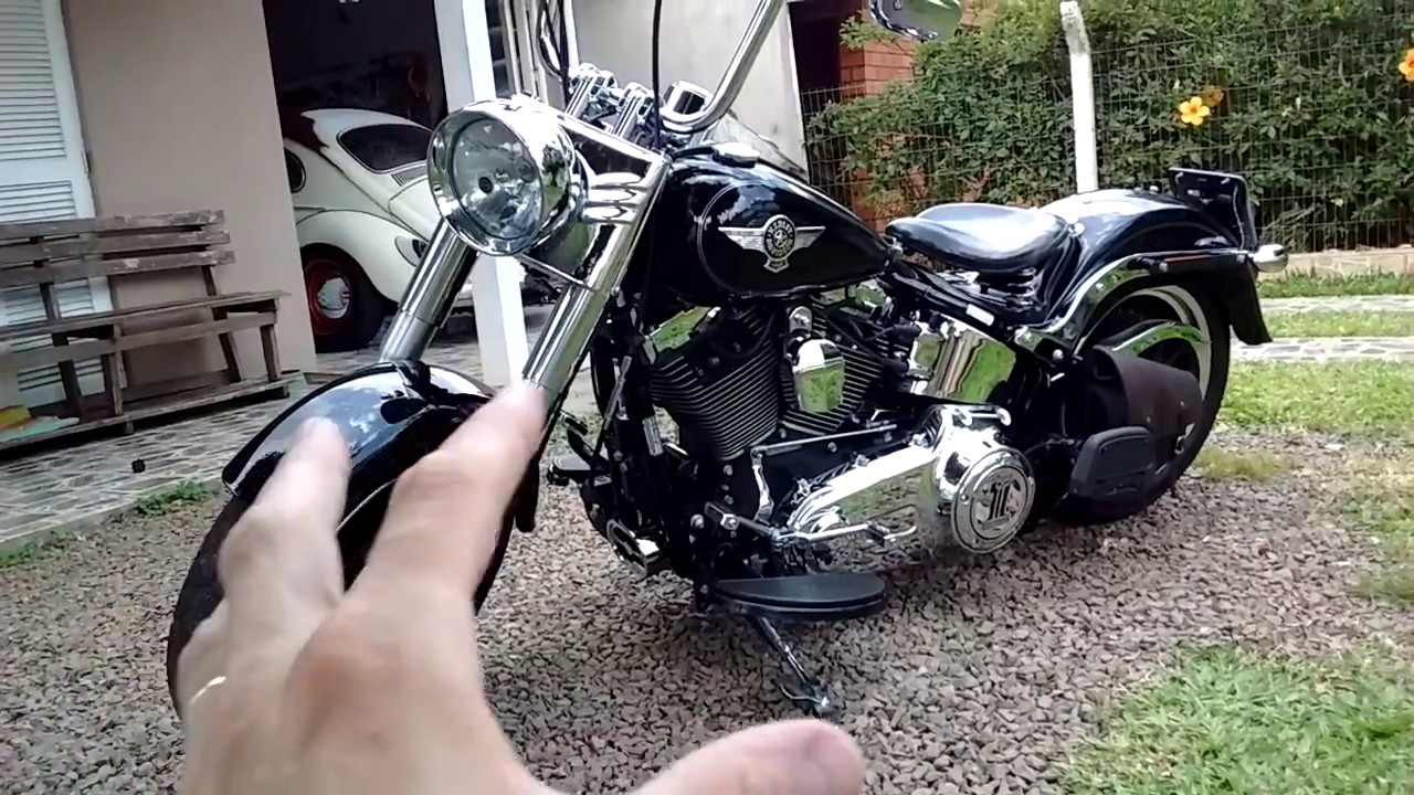 Fat boy - teste de rodagem