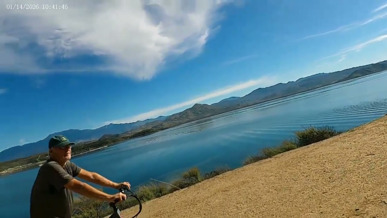 Walkee H6 ride around Diamond Valley Lake, So Ca. Part 1