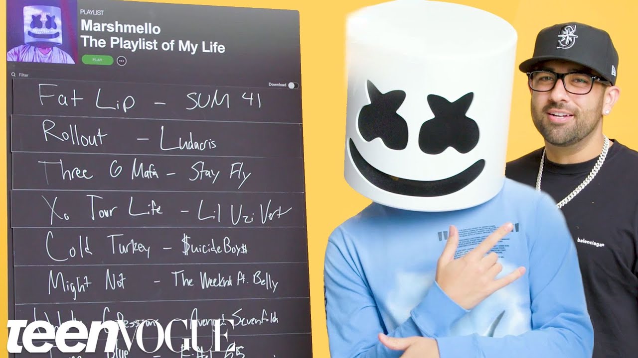 Marshmello Creates the Playlist to His Life | Teen Vogue