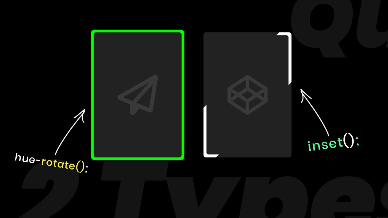 2 Types of Border Animations on HOVER! | Quick CSS - Animated Border Cards