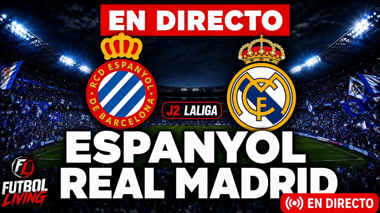 GANO EL MADRID 🔴 ESPANYOL 1-2 REAL MADRID 🔥EN VIVO🔥 LALIGA / Narraci&oacute;n en Espa&ntilde;ol / JORNADA 2