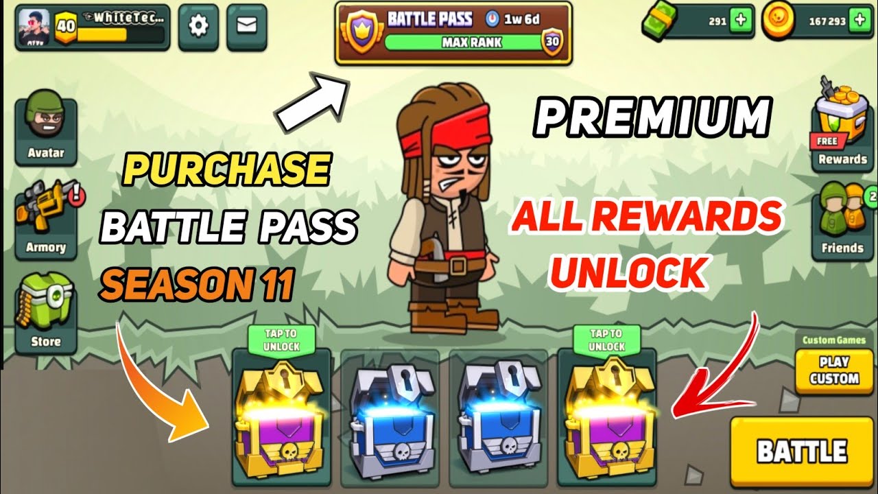 DA2 | Purchase Mini Militia Battle Pass Season 11 | All Battle Pass Rewards Unlock | All Crate Open