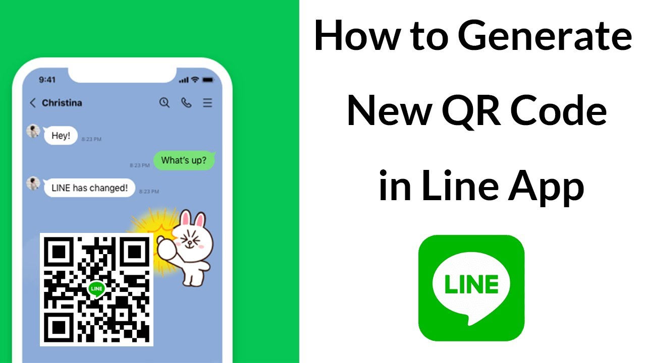 How to Generate New QR Code in Line App?