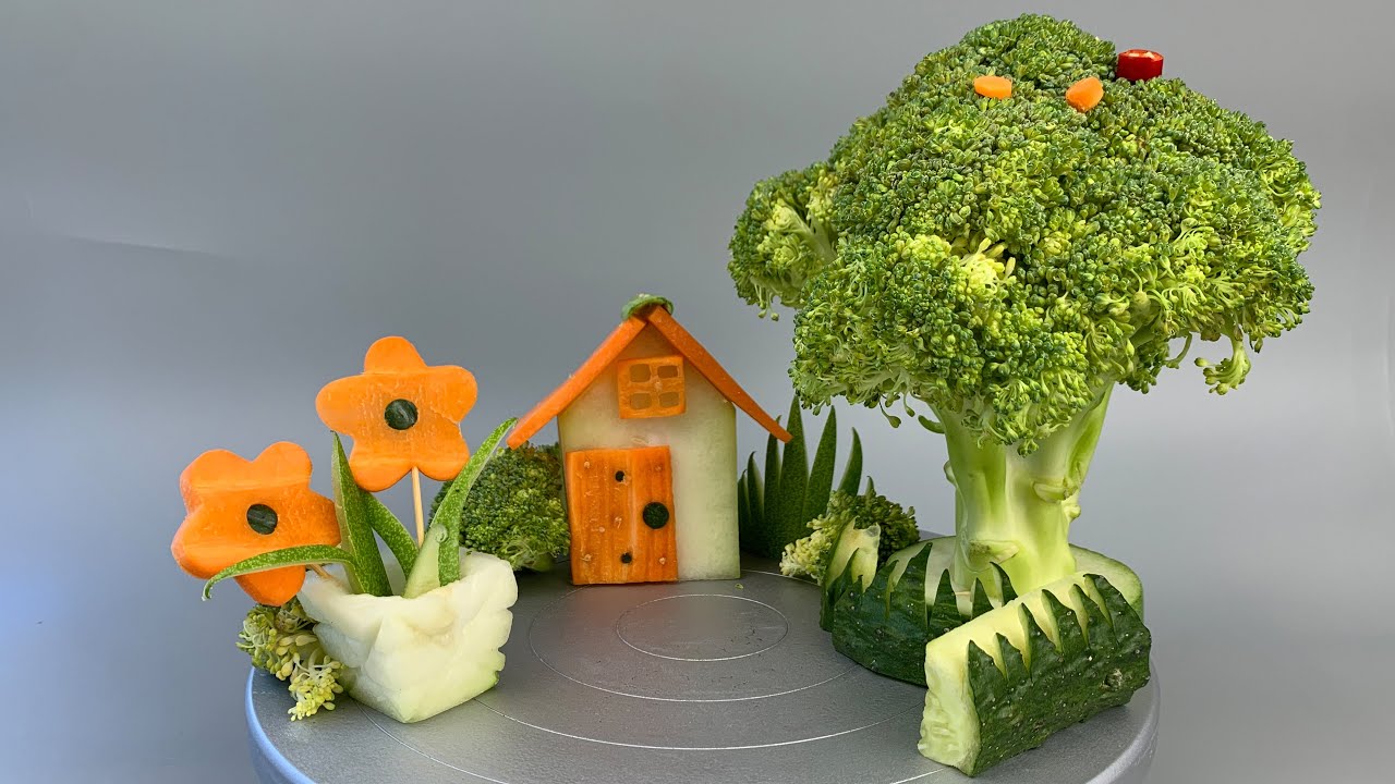 The House Vegetable-House Vegetable Garden-Miniature Vegetable House Building @foodife66 #foodart
