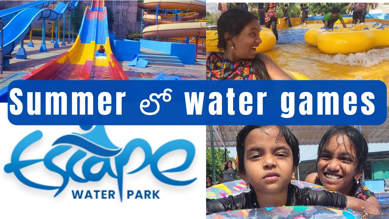 Escape water park, Hyderabad #waterpark #waterride #watergame #hyderabad #escapewater