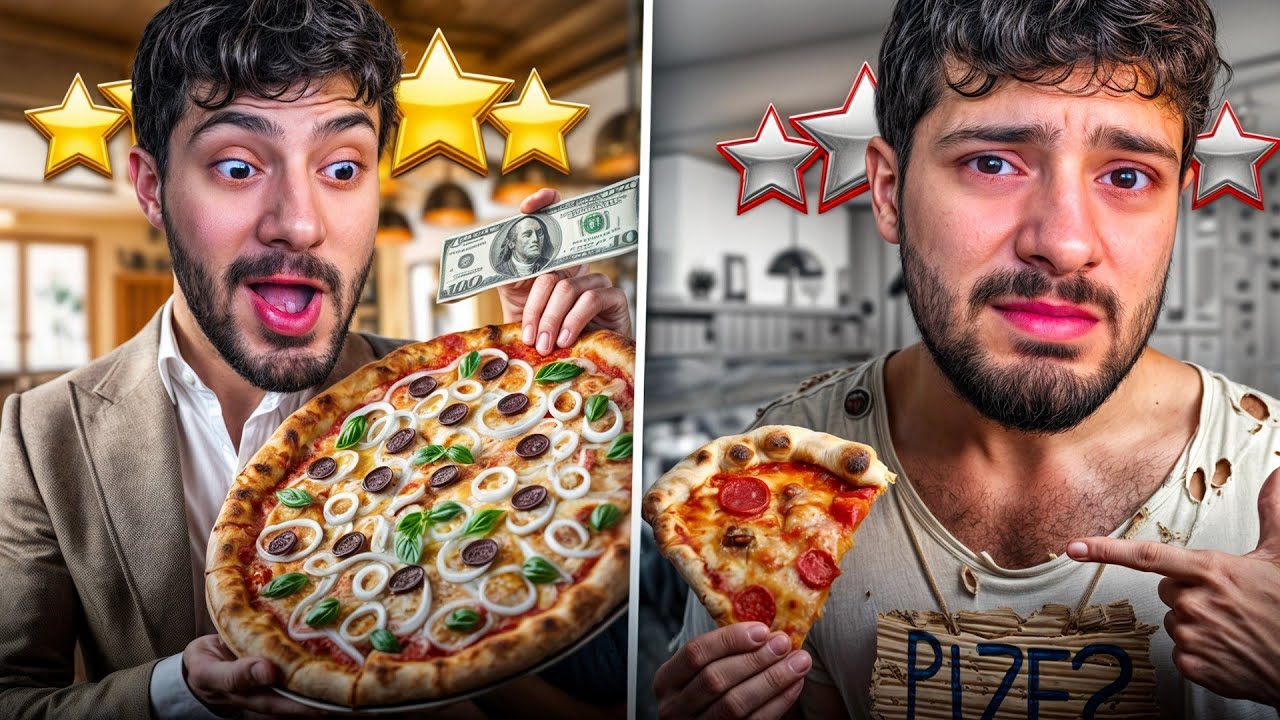 ارزون ترین و گرون ترین پیتزای شیراز🍕😍 | دو میلیون تومن پول پیتزا شد😰