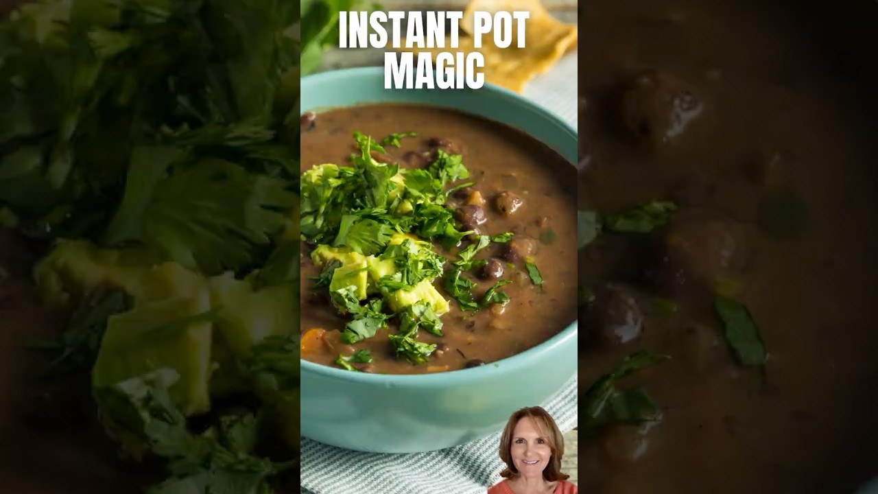 Секрет невероятного супа из черной фасоли в мультиварке Instant Pot